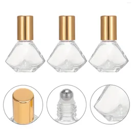 Storage Bottles 12 Pcs Glass Roller Bottle Essential Oil Makeup Samples Cap Travel Containers Mini Perfume