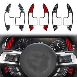 Shift Paddle For Ford Mustang Carbon Steering Wheel Gear Shift Paddles Decorative Special Accessories