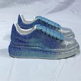 Casual Shoes Star Rhinestones Tenis Feminino Zapatos For Women Zapatillas Mujer Chaussure Femme Colorblock Sneaker Platform Women's