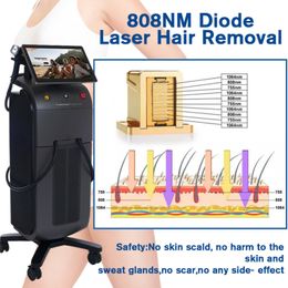 Laser Machine Trilaser For Hair Removal Diode Laser Alexandrite Nd.Yag 808Nm 1064Nm 755Nm 3Waves Equipment Ce Machine