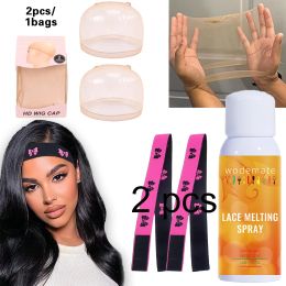 Adhesives Front Lace Glue Melting Spray Quick Dry Glueless Lace Holding Spray 120ml Wig Adhesive Glue Spray For Lace Frontal Wig Install