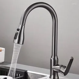 Kitchen Faucets All Copper Selling Pull-out Pagoda Vegetable Washing Basin Faucet Sink Dishwashing Cold And Spl