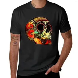 Men's Polos Grunge Skull T-Shirt Blouse Hippie Clothes Shirts Graphic Tees Mens T-shirts Big And Tall