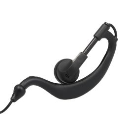 Walkie Talkie Headset Earpiece with Mic PTT for Motorola Two Way Radio Walkie Talkie 2 Pin M Plug / K Plug Earhook Design