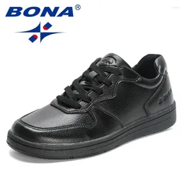 Casual Shoes BONA 2024 Designers Classics Lightweight Sneakers Men Fashion Walking Man Leisure Footwear Zapatillas Hombre