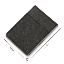 Pu Leather Card Holders Men Wallet Mini Credit Card Wallet Purse Women Slim Soft Wallet Thin Small Bags