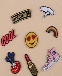 Iron On Patches DIY Embroidered Patch sticker For Clothing clothes Fabric Badges Sewing cool original design2573790