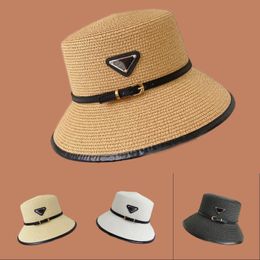 Casquette designer cap letters beach hat summer breathable seaside delicate details distinctive sunshades luxurious straw hats fashionable ins PJ088 E23