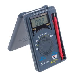 XB866 Mini Auto Range LCD Voltmeter Tester Tool AC/DC Pocket Digital Multimeter A0KF