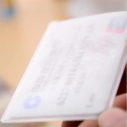 10Pcs PVC Clear Card Id Cover Case To Protect Credit Cards Card Protector Waterproof Transparent Card Holder Bag