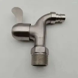 Bathroom Sink Faucets 3/4' Factory Outlets Wholesale 304 Stainless Steel Cold Water Tap Fast On Faucet Household Bibcock