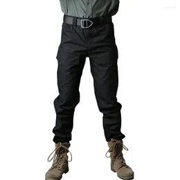 Men's Pants 2024 Fashion Outdoor Sports Tactical Waterproof Camouflage Overalls Many Pocket Combat Stylish Trousers