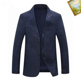 New Designers Fashion Letter Printing Mens Blazers Cotton Linen Fashion Coat Designer Jackets Business Casual Slim Fit Formal Suit Blazer Men Suits Styles#A13