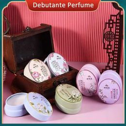 Women Perfume Chinese Style Solid Perfumes Advanced Portable Balm Debutante Longlasting Fragrances Body Aroma 240402