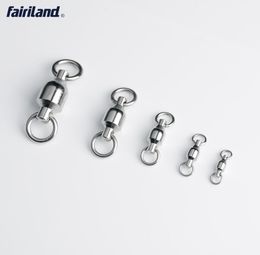 Heavy duty 44440LB ball bearing swivel with solid ring fishing swivel rolling swivel connector 19 stainless steel sea fishing 9461909