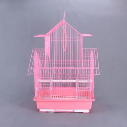 Double-layer wire Birdcage viewing two-story Acacia bird White Jade Birdcage tiger skin peony parrot Birdcage wholesale