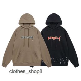 hoodies men hoodie balencigs Mens sweater Sweatshirt Paris Sweater 24SS Autumn/Winter New B Family Exclusive designer Rock Band Handworn 39SD