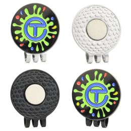 Marks 1 pcs Circle T metal golf cap clip mark with magnetic mark golf ball marker golf accessories