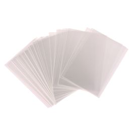 50pcs 3 Inch Kpop Card Sleeves Holder Clear Photocard Holographic Protector Film Album Binder Game Card Holder Korea Stationery
