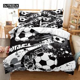 Bedding Sets Football Set Competitive Sports Boy Duvet Cover King Quilt Youth Children's Double