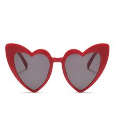 Love Heart Sunglasses for Women 2018 Fashionable Cat Eye Sunglasses Black Pink Red Heart Shape Sun Glasses for Men Uv4004296962