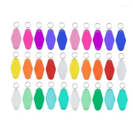 Hooks 30 Pcs Sublimation Keychain Blanks Blank El Keychains Bulks Rhombus Motel With Ring For DIY Craft Easy To Use