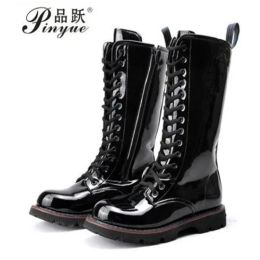 Boots Over Knee High Boots Mens Military Boots Natural Cow light Leather Men Long Waterproof Snowboots Equestrian Motocycle Boots