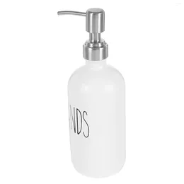 Liquid Soap Dispenser Bottled Handwashing Fluid Lotion Container Glass Reusable Shampoo