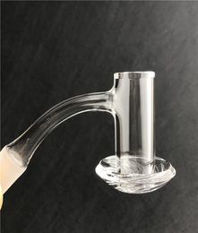 20mm Mini Quartz Blender Spin Banger Smoking Nail with 25mm Beveled Top 8 Slits Bottom 50mm Deep Bucket Domeless Nails1856978