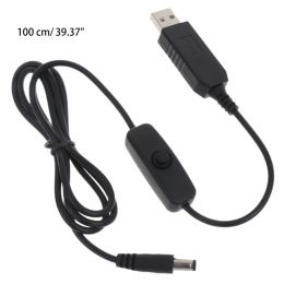 USB 5v to 12v Step Up Volt Power Regulator Line Voltage Converter Adapter Cable for Router