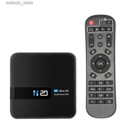 Set Top Box H20 Smart TV RK3228A 32-bit Quad Core Ultra High Frequency CPU Home Media Player Mali-400MP2 GPU Digital Q240402