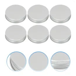 Dinnerware 50 Pcs Toppers Para Lunch Reusable Canning Lids Practical Bottle Covers Mason Jar