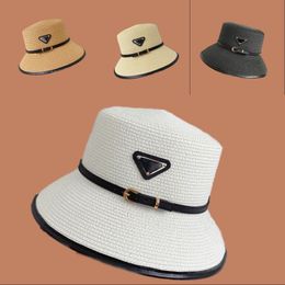 Blue bucket hat letter designer cap for man with wide brim lover beach fish reversible hiphop Fibres bob sunshade play modern straw summer hat designer fit MZ010 F23