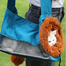 Cat Carriers YOUZI Pet Canvas Shoulder Bag Portable Cute Lion-Shaped Carrying Chest Supplies For Small Dogs Cats