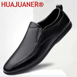 Casual Shoes Men's Business Plus Size 37-46 Male Comfortable Trendy Genuine Leather Non-slip Moccasins Loafers For Men