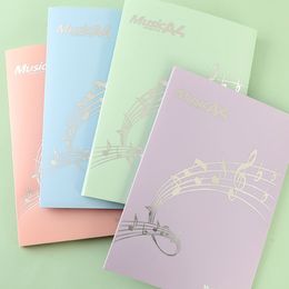 Sheet Music Folders Waterproof Music Binder 4 Pages Expand A4 Document Storage T84D