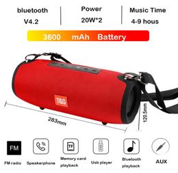 High Power 40W Bluetooth Speaker Bass Portable Column Wireless Stereo Subwoofer Music Playe Centre with 3600mAh Battery Soundbox4995822