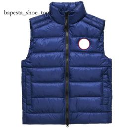 Canadas Goose Jacket Gilet Top Goose Goose Crofton White Duck Down Jacket Winter Mens Wompler Женские Жилеты Жилеты Жилеты Вышара