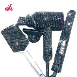 Irons Professional Salon Hot Tools Set Bling Blow Dryers Hair Straightener and Wig Brush secadores para el pelo secadoras de cabello