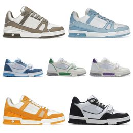 Designer New Lace Up fashion Casual Shoes Outdoor men's and women casual board shoes black white Wear-resistant sports shoes with box size 36-45