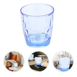 Wine Glasses Water Cup Clear Coffee Mugs Acrylic Cups Anti-fall Transparent Milk Drinking Creative