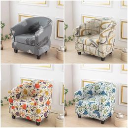 Chair Covers Split Design Club Bath Tub Sofa Armchair Stretch Single Slipcover Removable Couch Cover Coffee Bar Counter