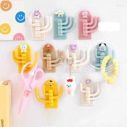 Hooks Multi Claw Utility Adhesive Hook For Children's Room Living Bedroom Cute Cartoon Creative Home Decoration Wall