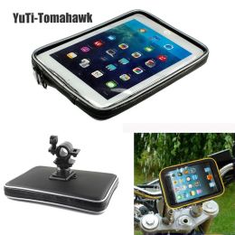 Stands Bicycle Motor Bike Motorcycle Handle Bar Tablet Holder Waterproof Case Bag for iPad Mini 4 3 2 For Samsung galaxy Tab 4 3 2 7''