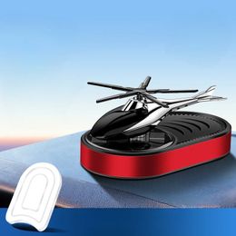2024 Car Helicopter Air Freshener Solar Power Plane Fragrance Diffuser Ornament Dashboard Perfume Decoration Hot Sale Car Helicopter