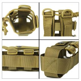0.3L - 0.8L Tactical Molle Water Bottle Pouch Bag Military Outdoor Travel Hiking Drawstring Water Bottle Holder Kettle Carrier