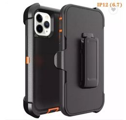 3In1 Hard Cell Phone Cases For iPhone x 11 12 13 14 Pro Max Case Holster Belt Clip Stand Back Cover Cases7228426