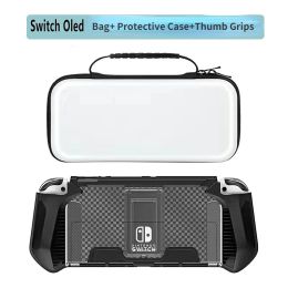 Bags HEYSTOP Nintendo Switch OLED Case with Fixed Stand, Game Bag,TPU Protective Case Compatible with Nintendo Switch OLED Model