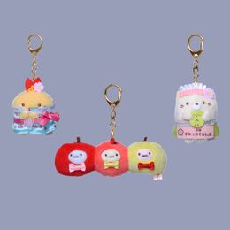 Temple limited fried shrimp, yellow cat, plush pendant, keychain, girl heart gift bag, pendant, children's gift wholesale, free shipping, DHL/UPS