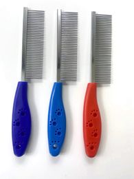Large supply of pet steel comb, pet brush comb flea comb factory direct sales